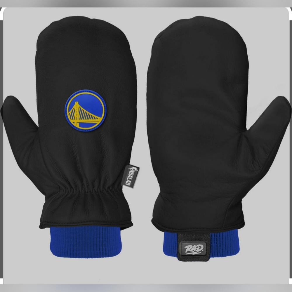 RAD Gloves: Golden State Warriors Team Snow Mittens